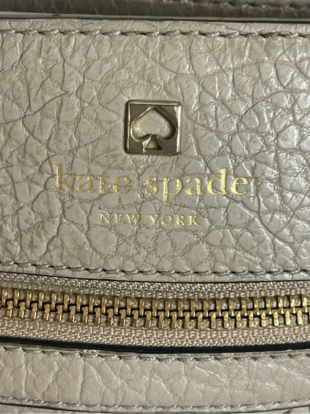 Kate Spade New York Perri Lane Bubbles Romy Satchel Beige